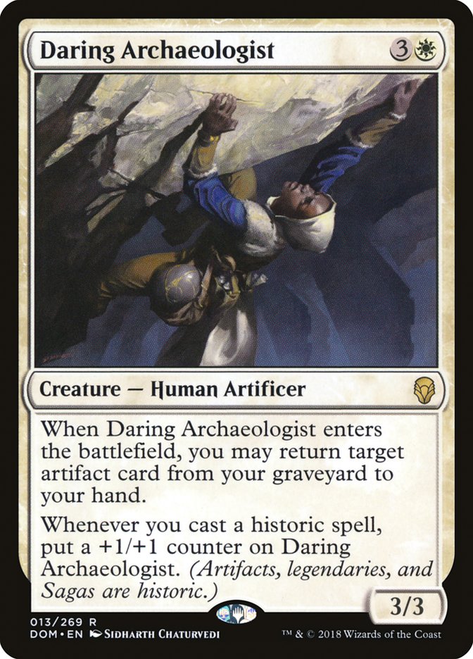 Daring Archaeologist [Dominaria] Magic: The Gathering