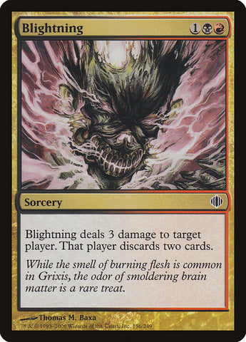 Blightning [Shards of Alara] Magic: The Gathering