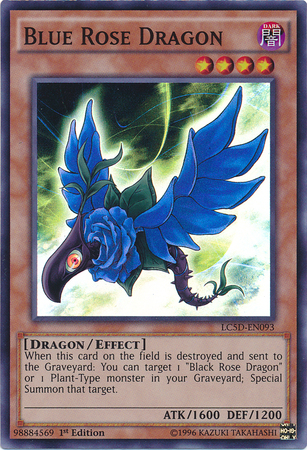 Blue Rose Dragon [LC5D-EN093] Super Rare Yu-Gi-Oh!