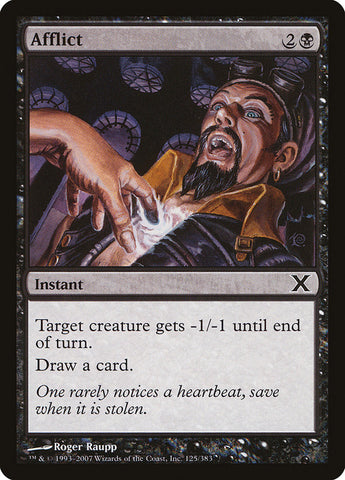 Afflict [Tenth Edition] Magic: The Gathering
