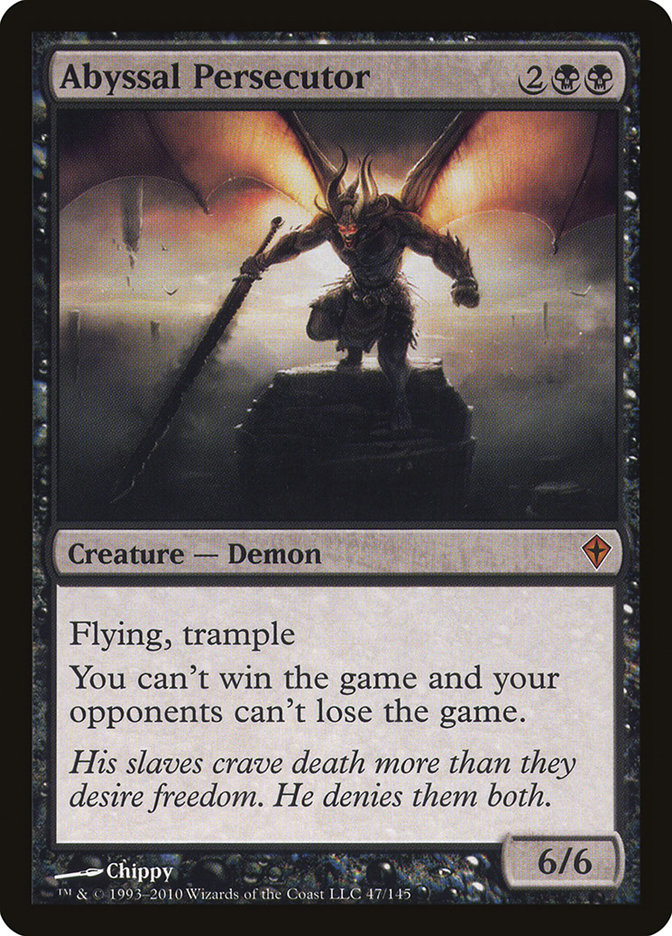 Abyssal Persecutor [Worldwake] Magic: The Gathering