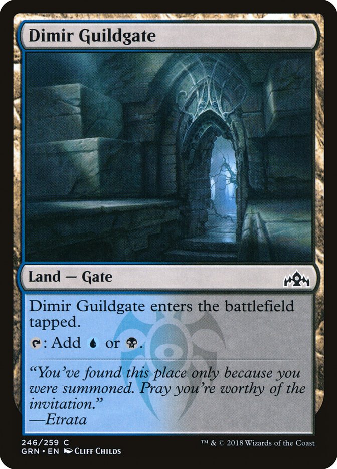 Dimir Guildgate (246/259) [Guilds of Ravnica] Magic: The Gathering