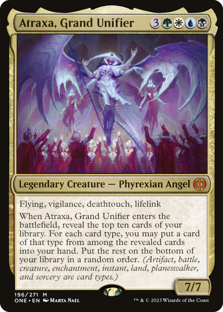 Atraxa, Grand Unifier [Phyrexia: All Will Be One] Magic: The Gathering