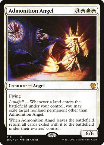 Admonition Angel [Zendikar Rising Commander] Magic: The Gathering