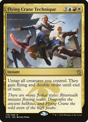 Flying Crane Technique [Khans of Tarkir] Magic: The Gathering