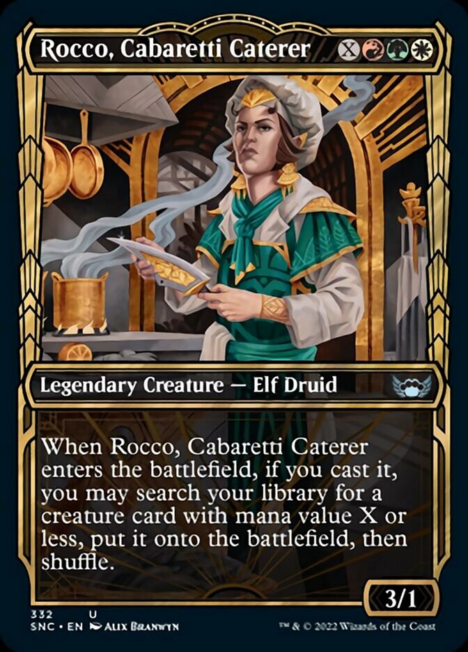 Rocco, Cabaretti Caterer (Showcase Golden Age) [Streets of New Capenna] Magic: The Gathering