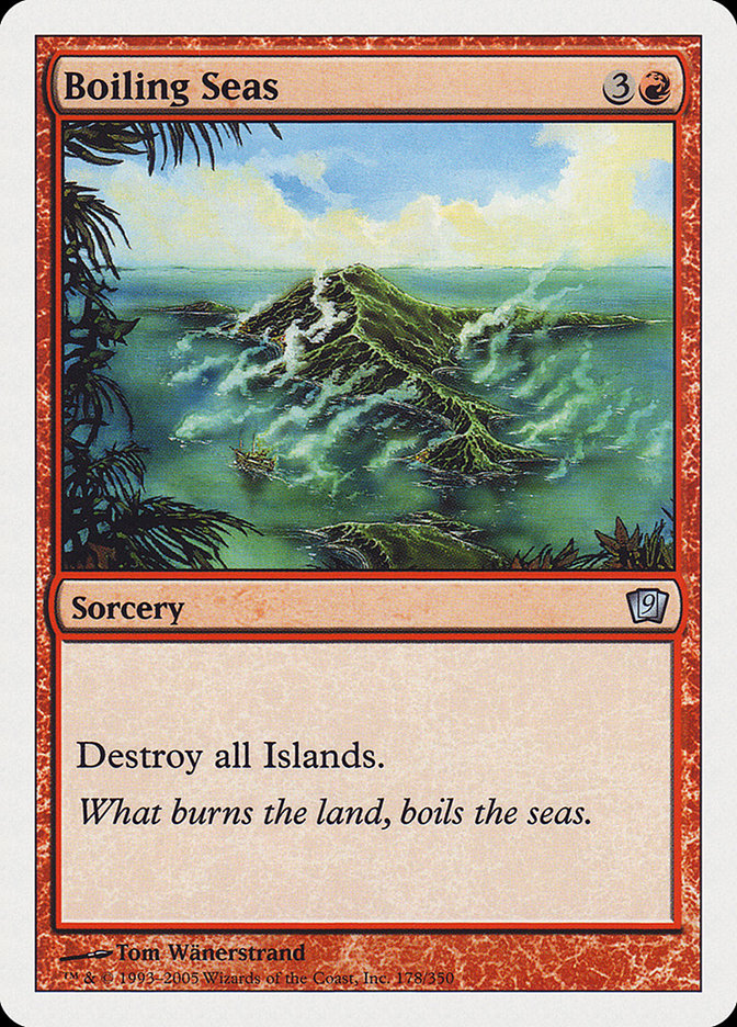 Boiling Seas [Ninth Edition] Magic: The Gathering