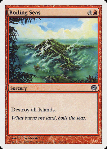 Boiling Seas [Ninth Edition] Magic: The Gathering