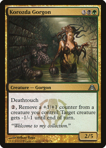 Korozda Gorgon [Dragon's Maze] Magic: The Gathering