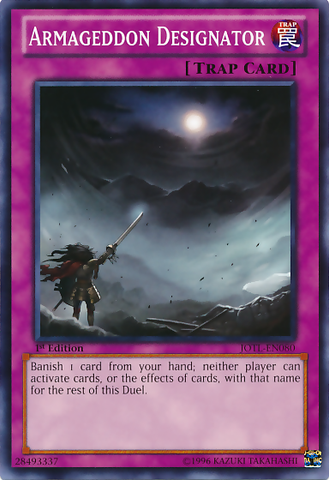 Armageddon Designator [JOTL-EN080] Common Yu-Gi-Oh!