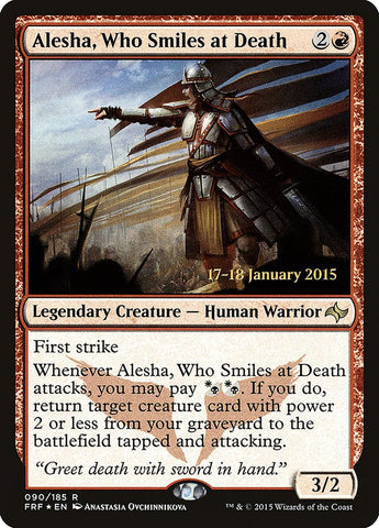 Alesha, Who Smiles at Death [Fate Reforged Prerelease Promos] Magic: The Gathering