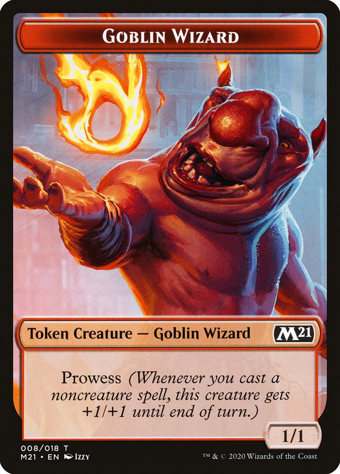 Goblin Wizard Token [Core Set 2021 Tokens] Magic: The Gathering