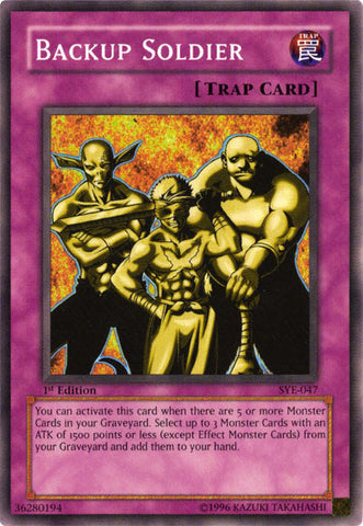 Backup Soldier [SYE-047] Common Yu-Gi-Oh!
