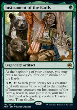Instrument of the Bards (Promo Pack) [Dungeons & Dragons: Adventures in the Forgotten Realms Promos] Magic: The Gathering