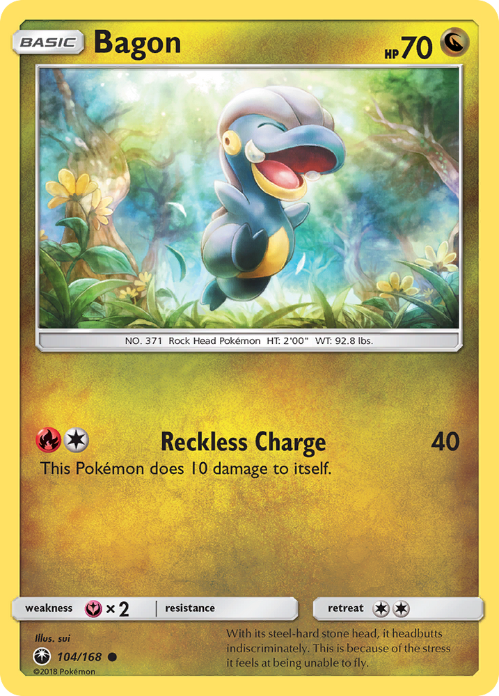 Bagon (104/168) [Sun & Moon: Celestial Storm] Pokémon