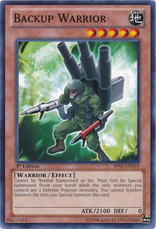 Backup Warrior [BP01-EN159] Common Yu-Gi-Oh!