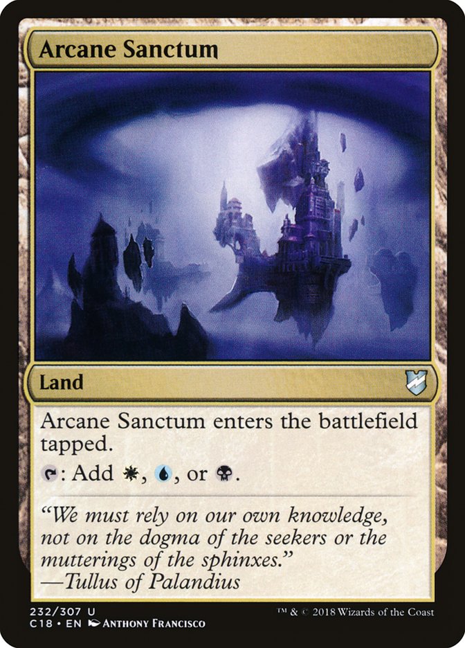 Arcane Sanctum [Commander 2018] Magic: The Gathering