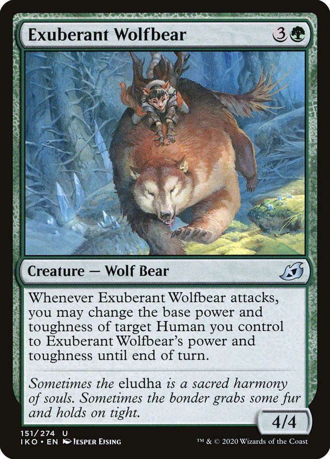 Exuberant Wolfbear [Ikoria: Lair of Behemoths] Magic: The Gathering