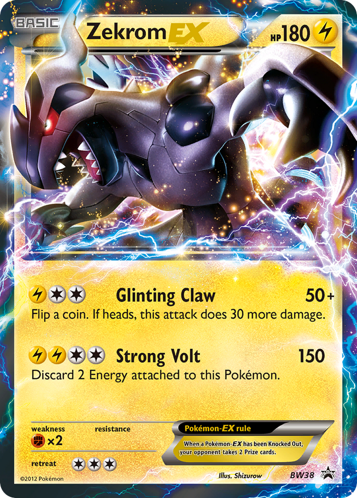 Zekrom EX (BW38) [Black & White: Black Star Promos] Pokémon