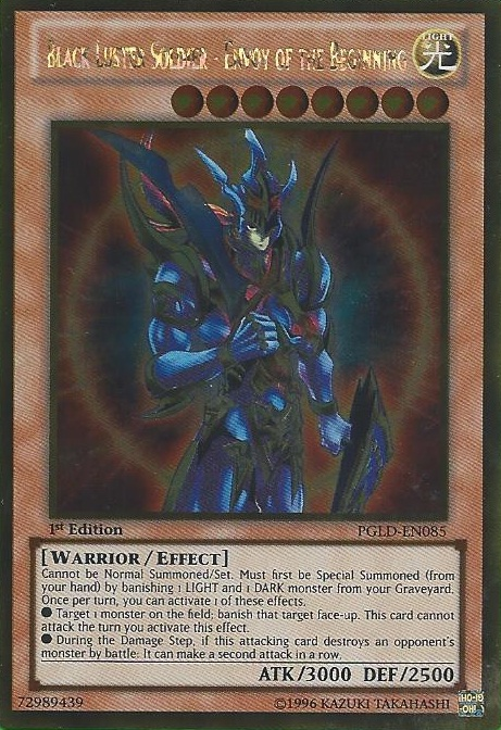 Black Luster Soldier - Envoy of the Beginning [PGLD-EN085] Gold Rare Yu-Gi-Oh!