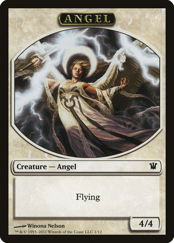 Angel Token [Innistrad Tokens] Magic: The Gathering