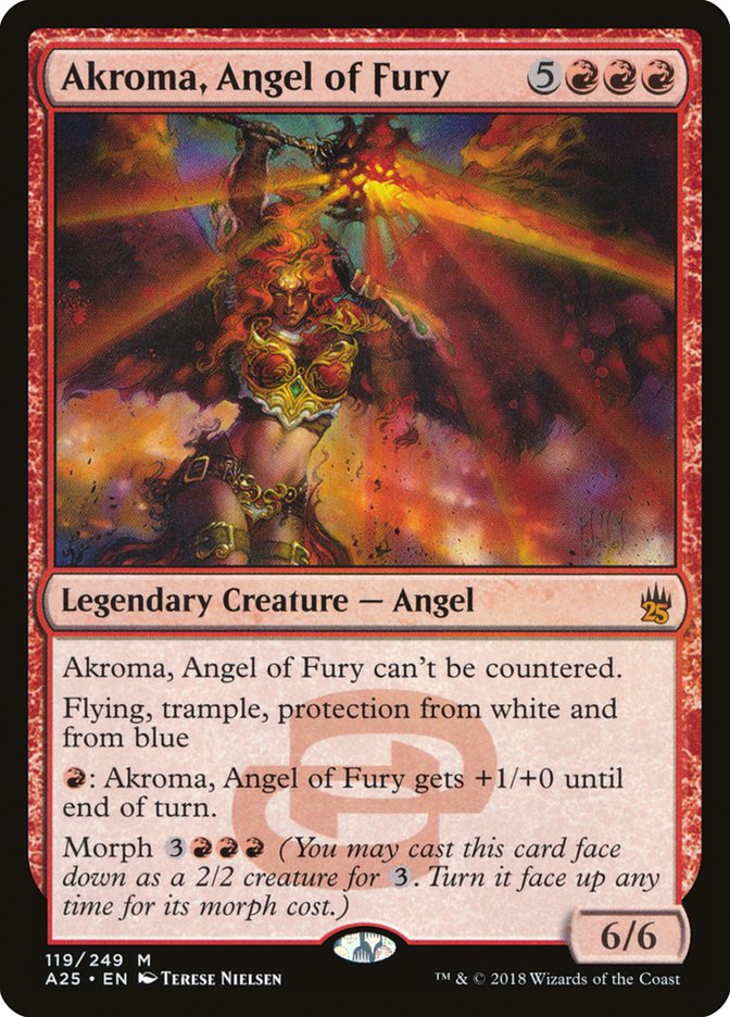 Akroma, Angel of Fury [Masters 25] Magic: The Gathering