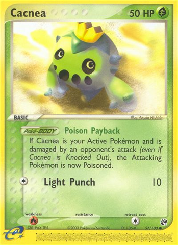 Cacnea (57/100) [EX: Sandstorm] Pokémon