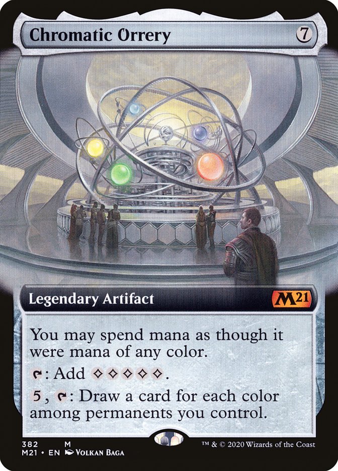 Chromatic Orrery (Extended Art) [Core Set 2021] Magic: The Gathering