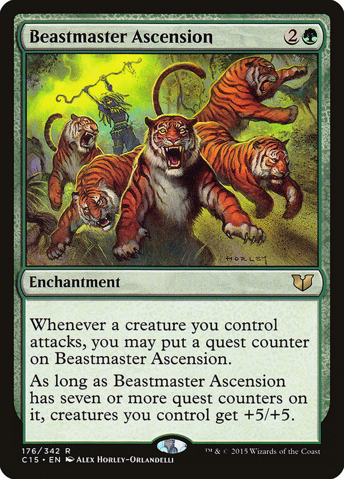 Beastmaster Ascension [Commander 2015] Magic: The Gathering
