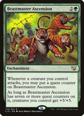 Beastmaster Ascension [Commander 2015] Magic: The Gathering