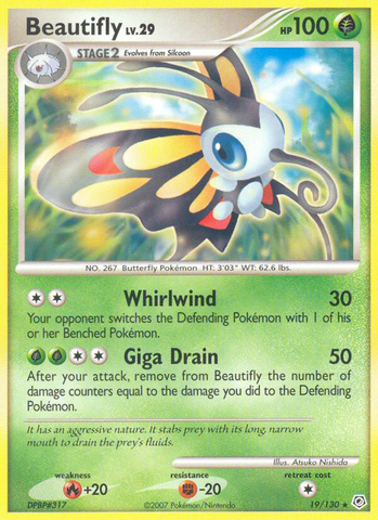 Beautifly (19/130) [Diamond & Pearl: Base Set] Pokémon