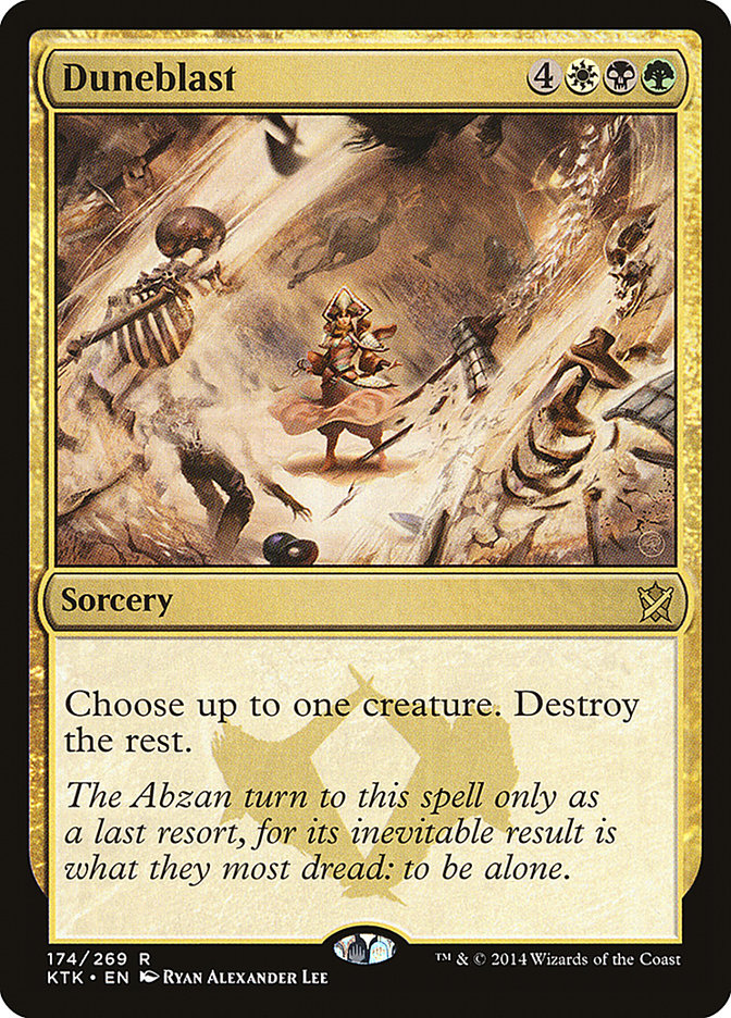 Duneblast [Khans of Tarkir] Magic: The Gathering