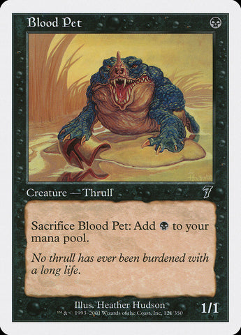 Blood Pet [Seventh Edition] Magic: The Gathering