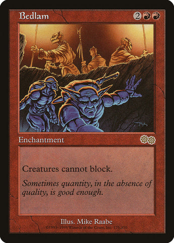 Bedlam [Urza's Saga] Magic: The Gathering