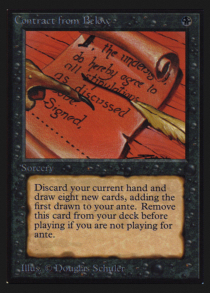 Contract from Below [Collectors' Edition] Magic: The Gathering
