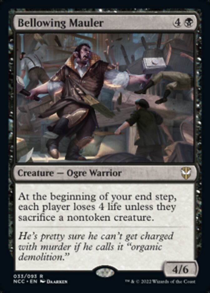 Bellowing Mauler [Streets of New Capenna Commander] Magic: The Gathering