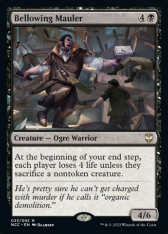 Bellowing Mauler [Streets of New Capenna Commander] Magic: The Gathering