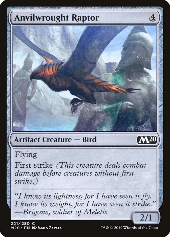 Anvilwrought Raptor [Core Set 2020] Magic: The Gathering