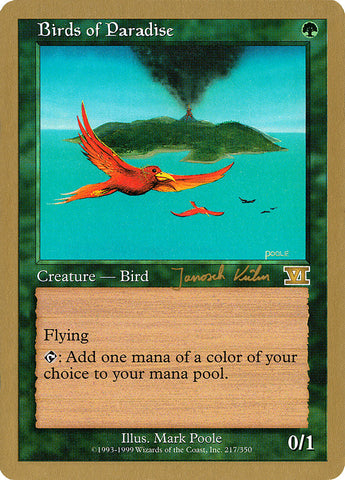 Birds of Paradise (Janosch Kuhn) [World Championship Decks 2000] Magic: The Gathering