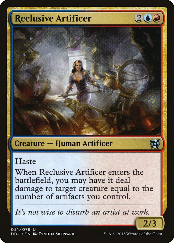 Reclusive Artificer [Duel Decks: Elves vs. Inventors] Magic: The Gathering
