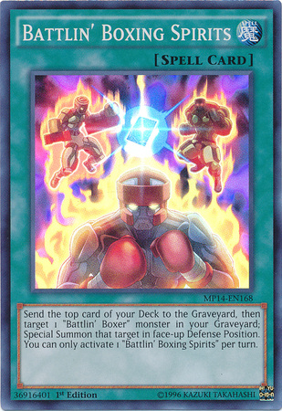 Battlin' Boxing Spirits [MP14-EN168] Super Rare Yu-Gi-Oh!