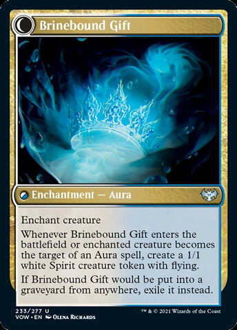 Brine Comber // Brinebound Gift [Innistrad: Crimson Vow] Magic: The Gathering