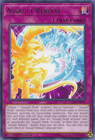 Assault Reboot [DANE-EN070] Rare Yu-Gi-Oh!