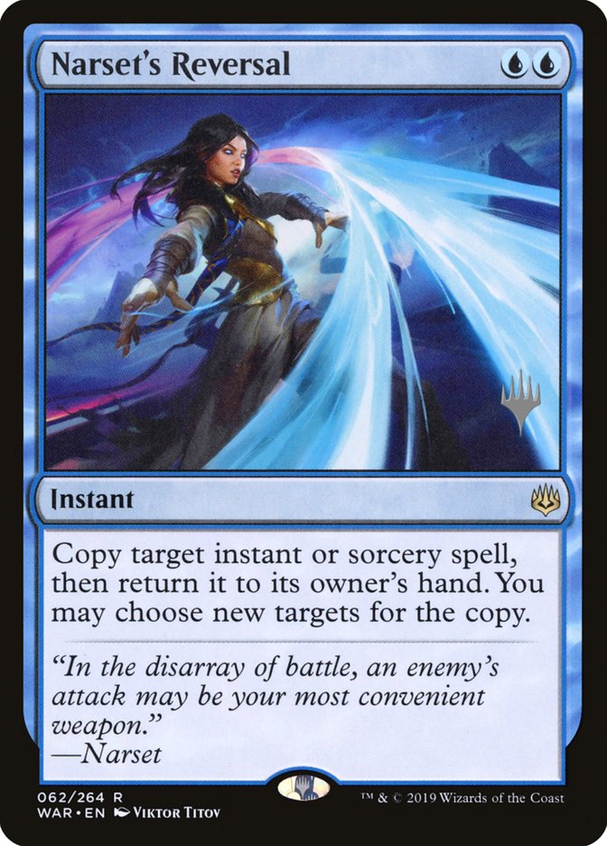 Narset's Reversal (Promo Pack) [War of the Spark Promos] Magic: The Gathering