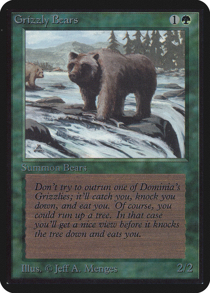 Grizzly Bears [Alpha Edition] Magic: The Gathering