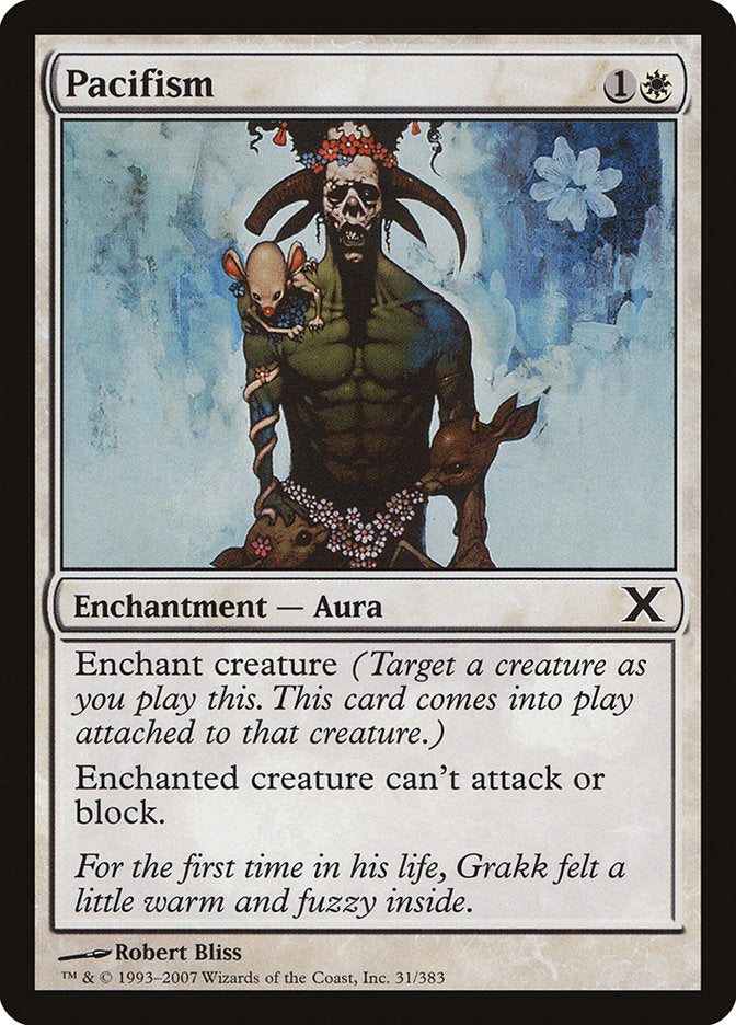 Pacifism [Tenth Edition] Magic: The Gathering