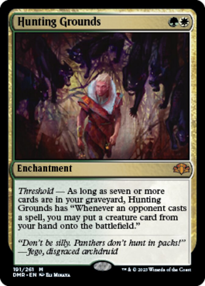 Hunting Grounds [Dominaria Remastered] Magic: The Gathering