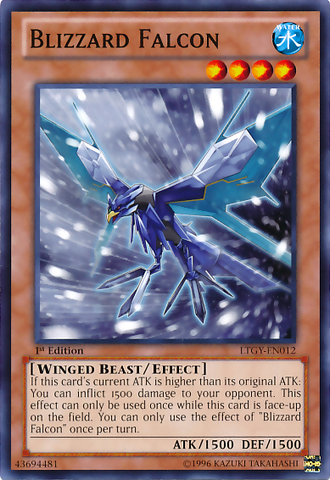 Blizzard Falcon [LTGY-EN012] Common Yu-Gi-Oh!