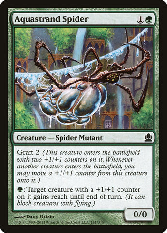 Aquastrand Spider [Commander 2011] Magic: The Gathering