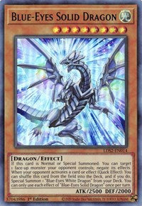 Blue-Eyes Solid Dragon (Green) [LDS2-EN014] Ultra Rare Yu-Gi-Oh!
